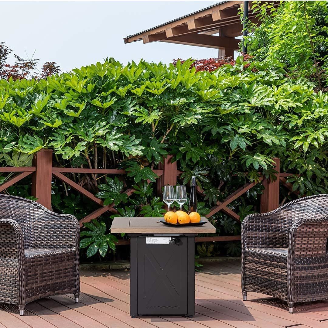 LEGACY HEATING Propane Fire Pit Table Doba